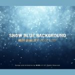 Snow Blue Background