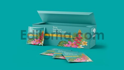 Tea Box with Sachets Mockup2