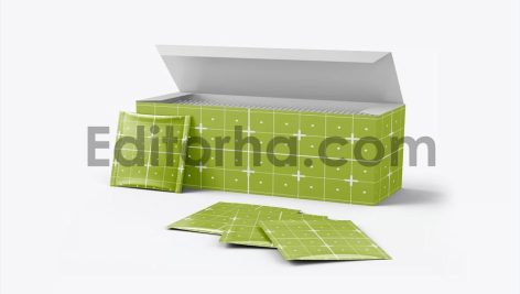 Tea Box with Sachets Mockup4