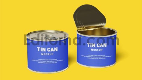 Tin Can Mockup