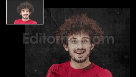 دانلود افکت عکس قدیمی با بافت هافتون و چاپی