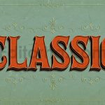 Vintage Text Effect template