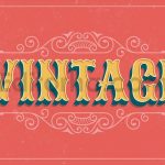 دانلود افکت متن کلاسیک با سبک وینتیج Vintage Text Effect template