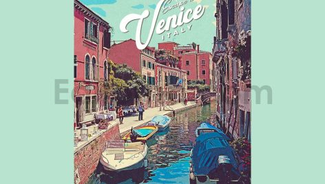 Vintage Travel Poster Photoshop Action