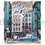 Vintage Travel Poster Photoshop Action
