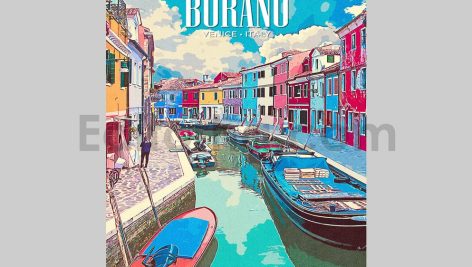 Vintage Travel Poster Photoshop Action
