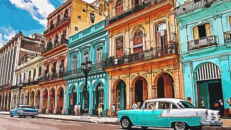 Vintage Travel Poster Photoshop Action
