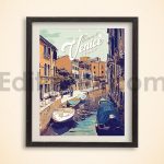 Vintage Travel Poster Photoshop Action