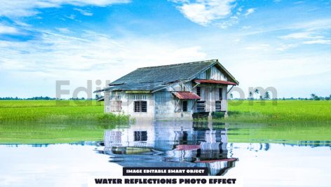 Water Reflections Photo Effect