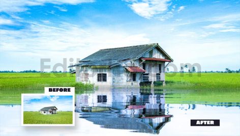 Water Reflections Photo Effect