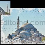 دانلود قالب آماده فتوشاپ تبدیل عکس به نقاشی آبرنگی و اسکیس