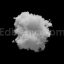 3D small cloud with alpha channel and looping animation