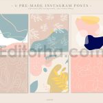 Line Art Abstract Insta Logo Kit