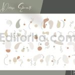 دانلود مجموعه وکتور لایه باز چهره های خطی و انتزاعی Abstract Line Art Faces