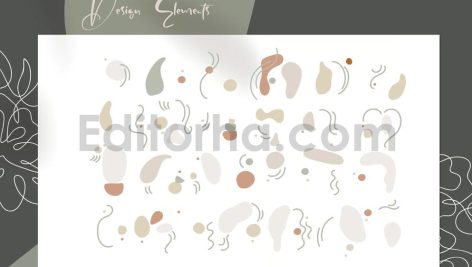 دانلود مجموعه وکتور لایه باز چهره های خطی و انتزاعی Abstract Line Art Faces