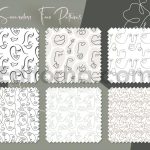 Abstract Line Art Faces