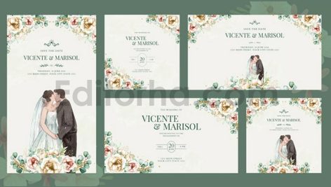 Bells Wedding Invitation