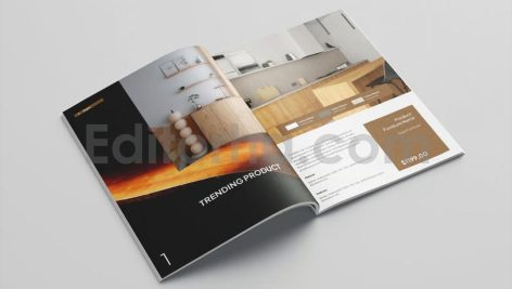 دانلود فایل لایه باز کاتالوگ مبلمان و دکوراسیون Furniture Catalog
