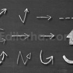 دانلود مجموعه ۲۵ اورلی پیکان گچی ۲۵ Chalk Arrow Overlay