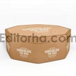 Chocolate Tin Can Branding Mockup Set3