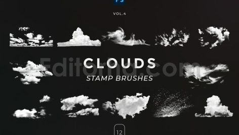 Clouds Stamp Brushes Vol.4