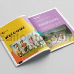 دانلود فایل لایه باز بروشور تبلیغاتی مهدکودک و پیش دبستانی Day Care Brochure