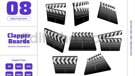 Film Clapper Board - Movie Theater Producer Tool