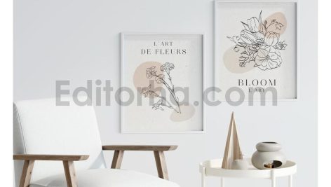 Floral Line Art & Botanical Clipart