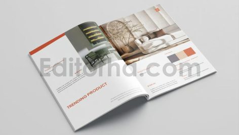 دانلود فایل لایه باز کاتالوگ مبلمان و دکوراسیون Furniture Catalog