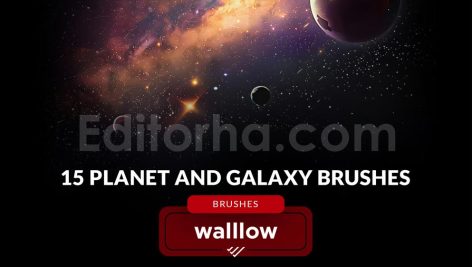 Galaxy Planets Starry Night Sky Photoshop brushes