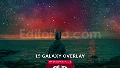 Galaxy starry night milky way photoshop overlays