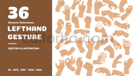 Hand Gestures Sign Drawing Collections