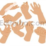 Hand Gestures Sign Drawing Collections
