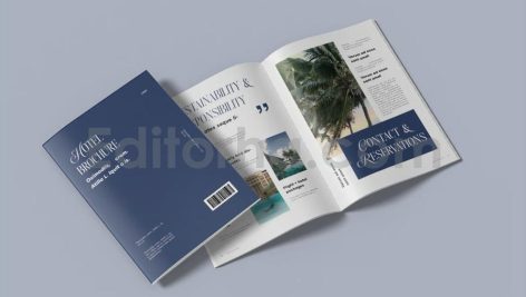 دانلود فایل لایه باز بروشور تبلیغاتی هتل Hotel Brochure