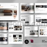 Interior Catalogue Brochure Template Landscape