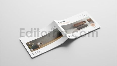 Interior Catalogue Brochure Template Landscape