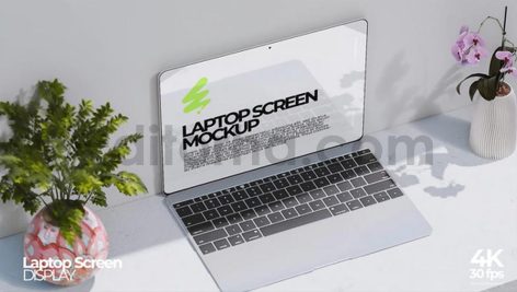 Laptop Screen Mockup Premiere