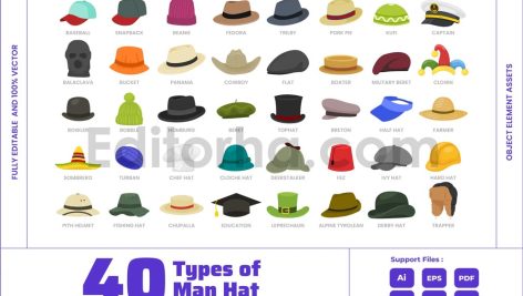 Man Hat Types - Accessories Clothing Fashion