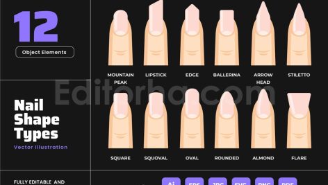 Nail Polish Shape Types - Beauty Manicure Pedicure
