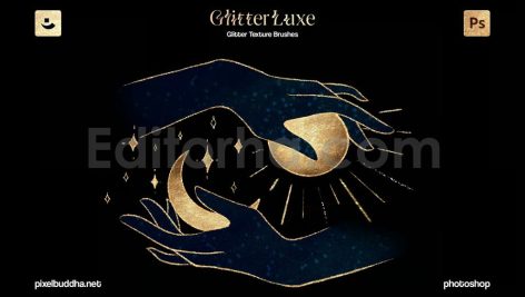 Photoshop Glitter Texture Brushes