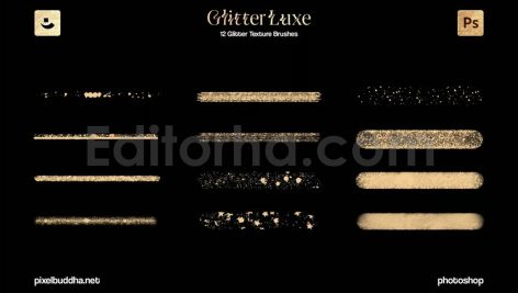 Photoshop Glitter Texture Brushes