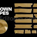 دانلود مجموعه ۳۰ تکسچر نوار چسب پلاستیکی Plastic Tapes
