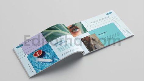 دانلود فایل لایه باز بروشور تبلیغاتی محصولات مراقبت از پوست Skincare Brochure
