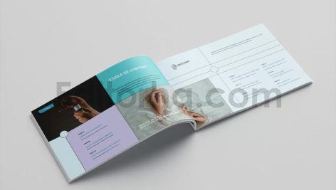 دانلود فایل لایه باز بروشور تبلیغاتی محصولات مراقبت از پوست Skincare Brochure