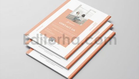 دانلود فایل لایه باز بروشور تبلیغاتی محصولات مراقبت از پوست Skincare Brochure