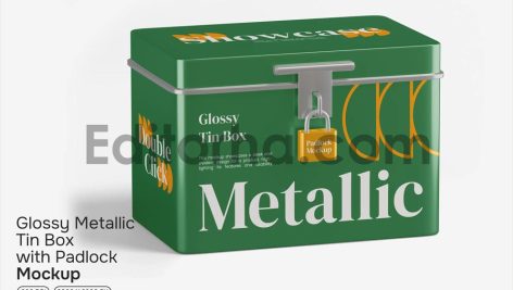 Tin Box Mockup