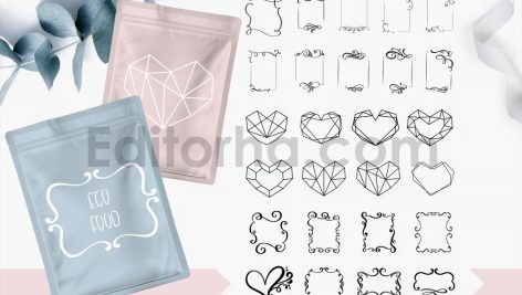 Hand Drawn Vintage SVG Frames