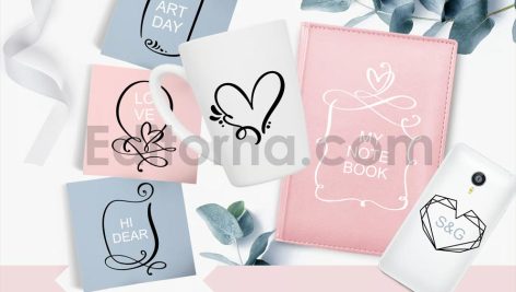 Hand Drawn Vintage SVG Frames