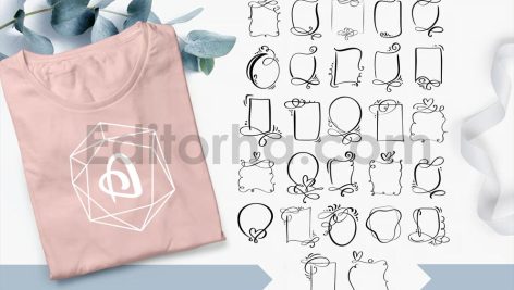 Hand Drawn Vintage SVG Frames