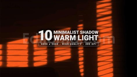 Minimalist Shadow Warm Light